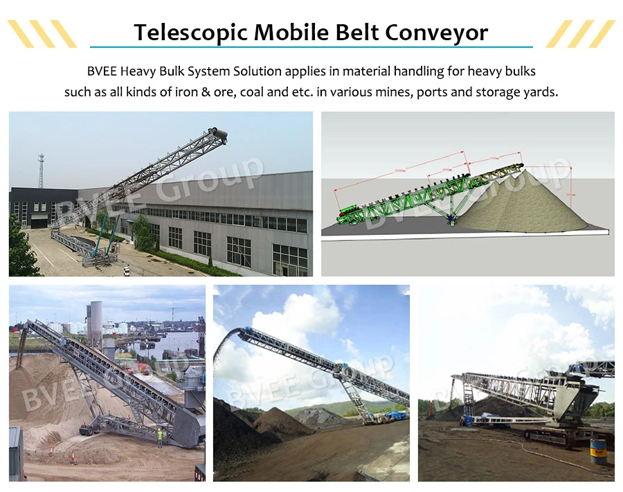 Telescopic Mobile Belt Conveyor Telescopic Mobile Belt Conveyor