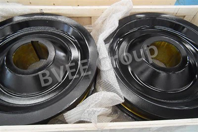 Zespół kół wózka suwnicy